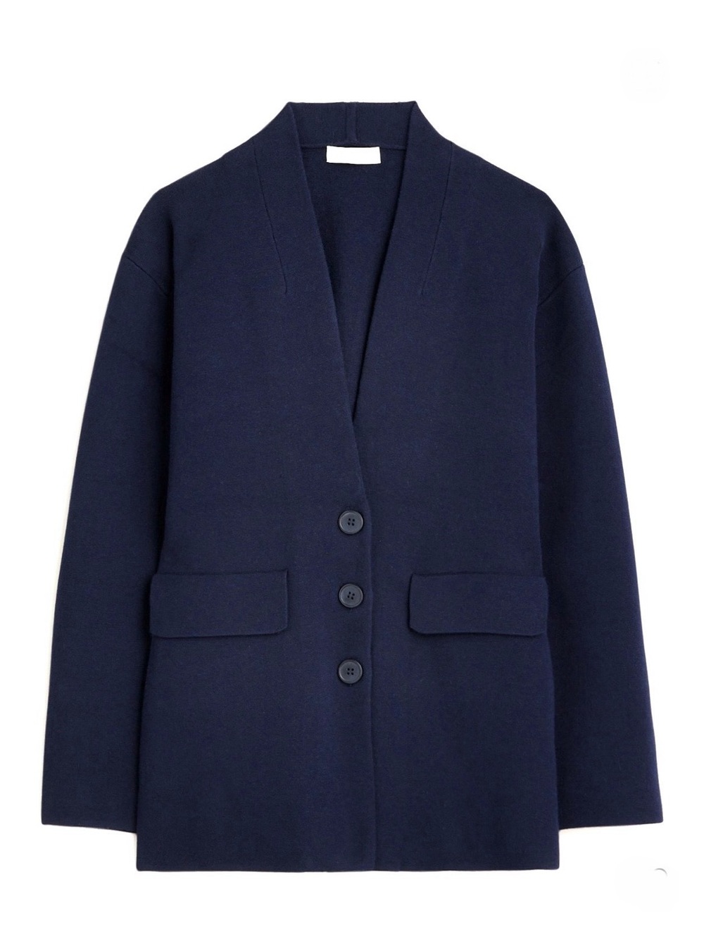 J. Crew Fitted Waist Sweater Blazer Navy
